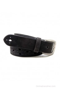 Urban Vintage Black Leather Women Belt